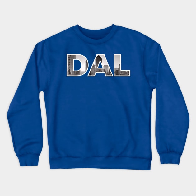 Dallas Mavericks DAL Skyline Dallas Mavericks Crewneck